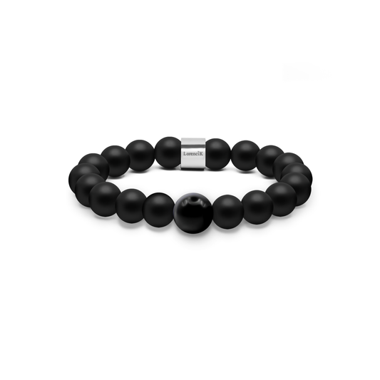 Perlenarmband Timeless Elements Obsidian Core