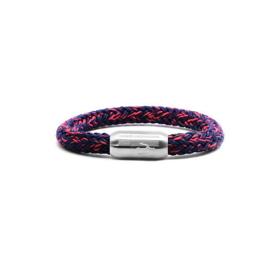 Armband Segeltau Maritim Rot Blau DG